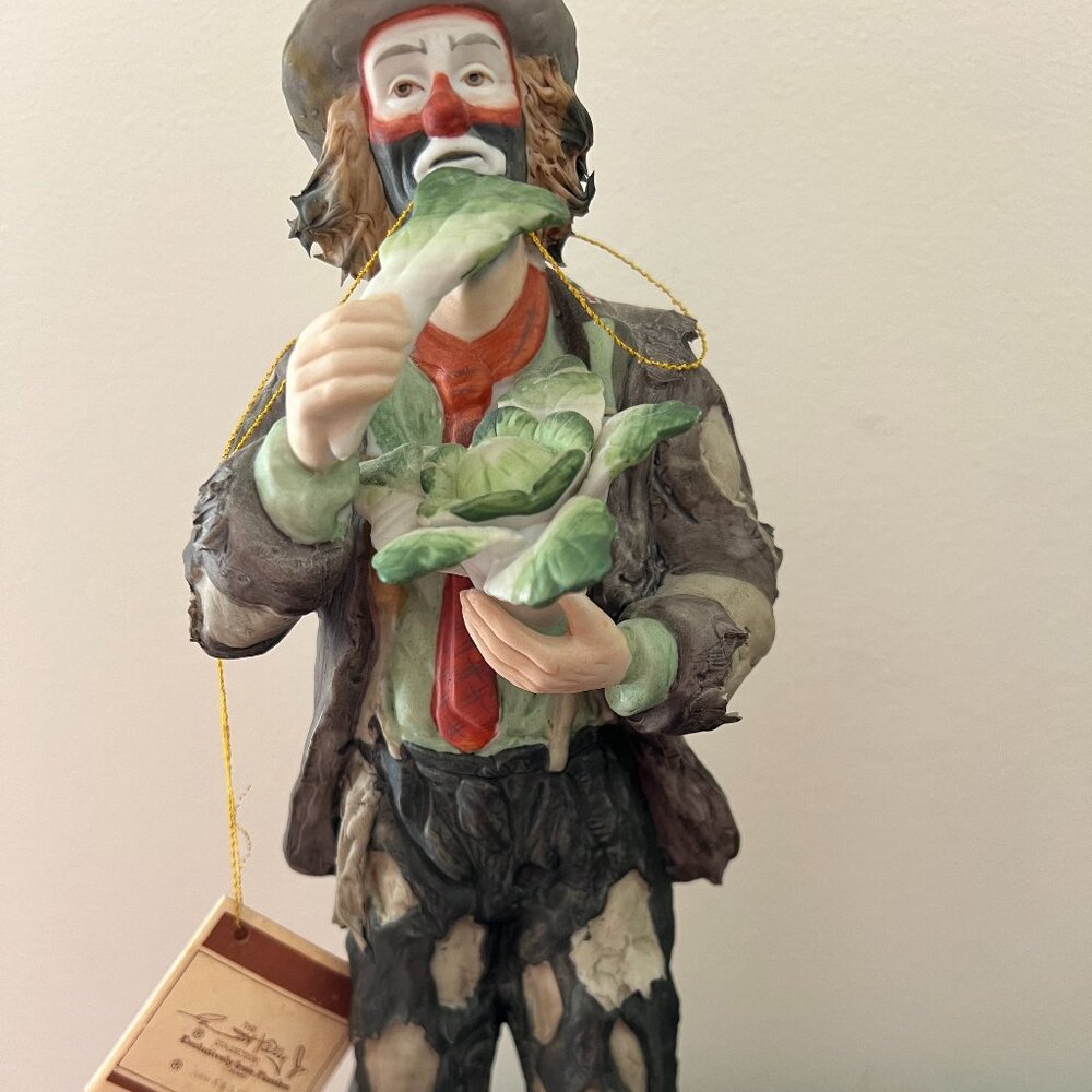 Emmett Kelly, Jr. Eating Cabbage Figurine